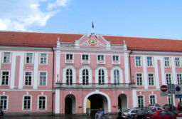 The Estonian Parliament building in Tallinn