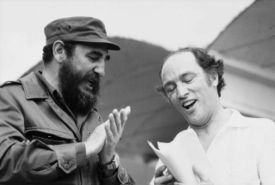 Castro and Canadian Prime Minister Pierre Trudeau.