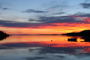 Lake Päijänne, one of the largest lakes. Päijätsalo island on the right belongs to the Päijänne National Park.