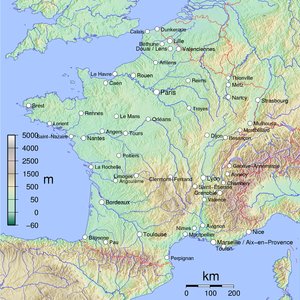 Metropolitan France's urban areas of more than 100,000 inhabitants