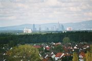 view from south, the "Taunus" as background