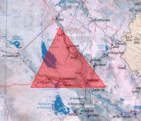 Map of the Sunni Triangle