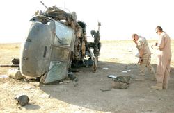 The UH-60 Black Hawk that crashed on September 21, 2004