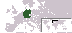 Location of Germany