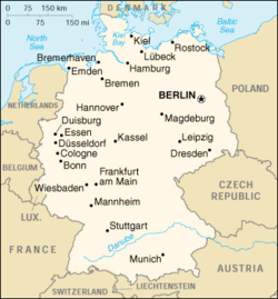 Map of Germany