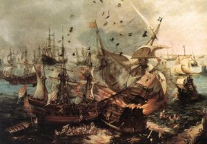 The 25th April, 1607, Battle of Gibraltar.