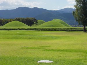 Burial mounds of the Silla kings.