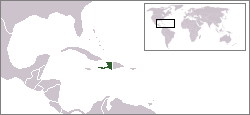 Location of Haiti