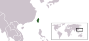 Location of Taiwan