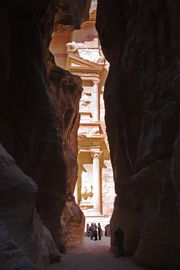 The treasury, as seen from al-Siq.