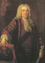 Sir Robert Walpole, the first Prime Minister, who used the Order of the Bath as a source of political patronage