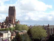 View of Liverpool Anglican cathedral