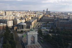 Madrid view from Faro de Moncloa