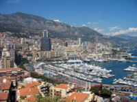 Monaco city and harbour view.