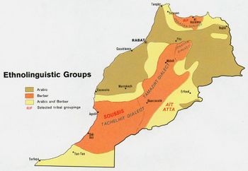 Ethnolinguistic groups in Morocco.