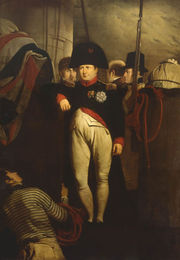 Napoléon on the Bellerophon at Plymouth, before his exile to Saint Helena