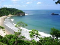 Pacific beach in Nicaragua