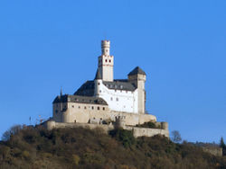 The Marksburg near Koblenz was built in 1231