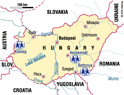 SOS Children Sponsorship Locations in Hungary