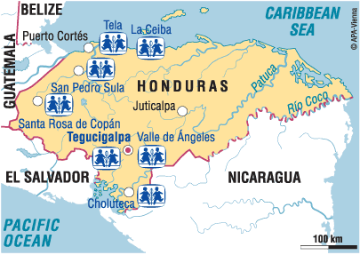 Sponsorship sites in Honduras