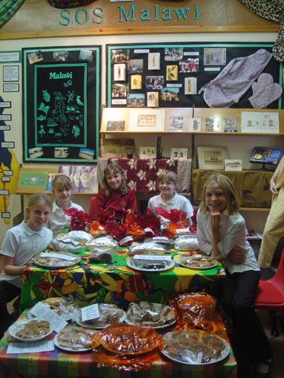 Hold a cake sale using ingredients from around the world